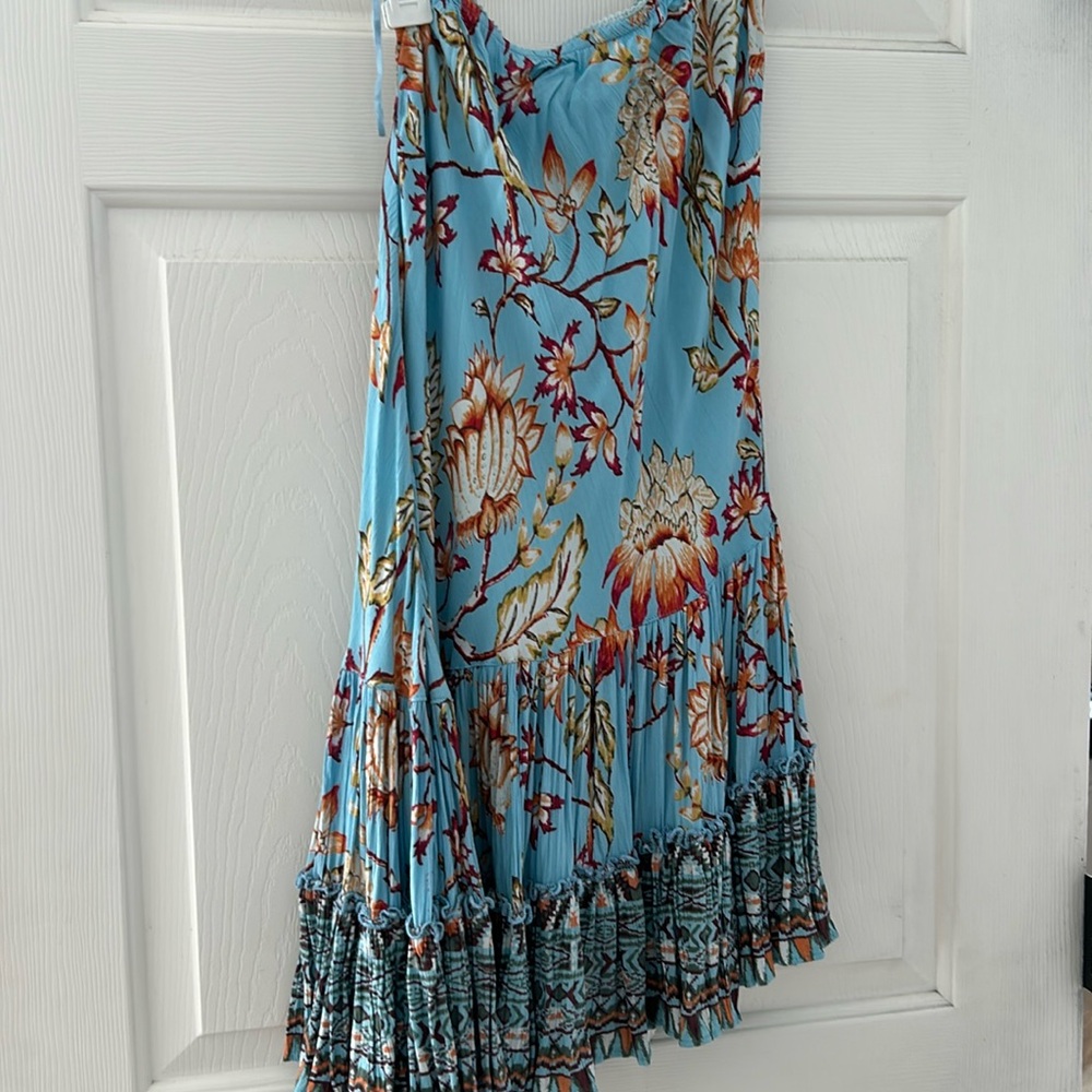 Midi floral skirt